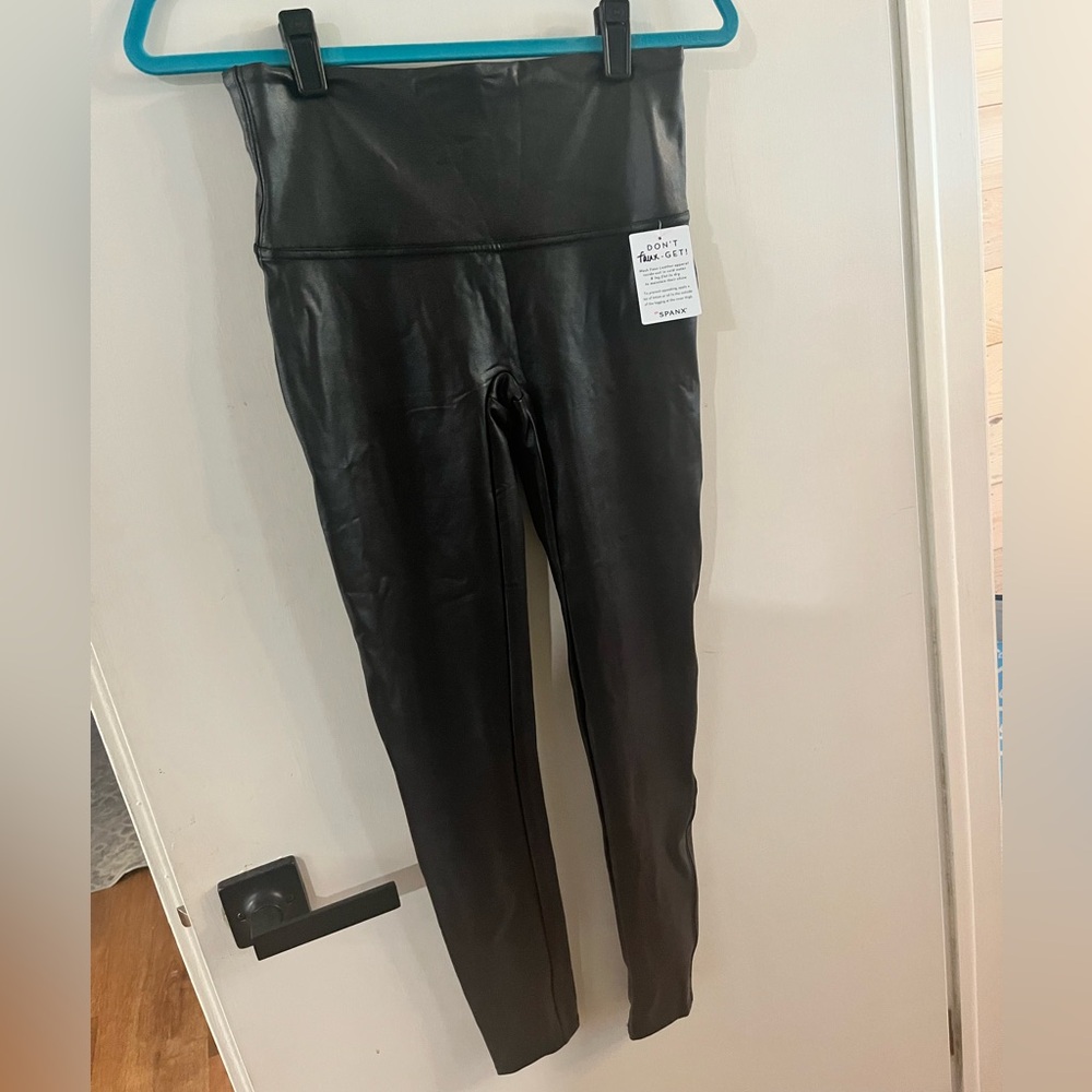 NWT FAUX LEATHER LEGGINGS